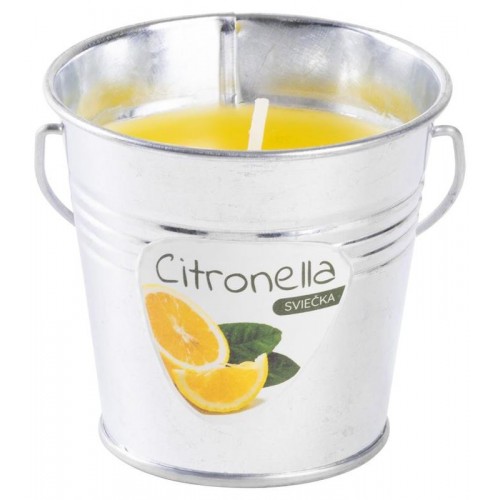 ŚWIECZKA ANTYKOMAROWA CITRONELLA W WIADERKU
