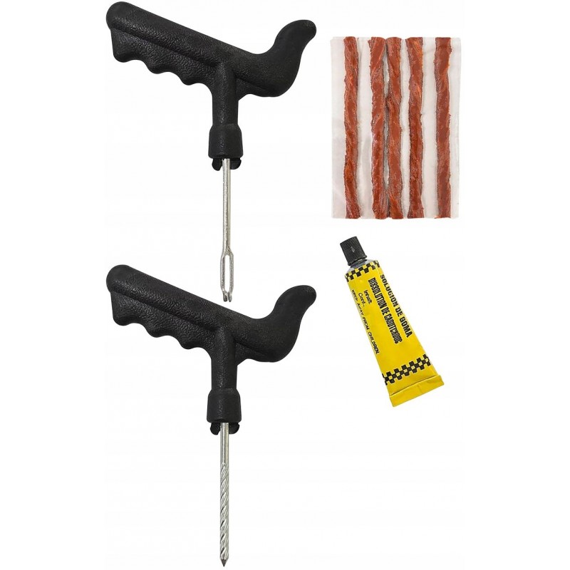 ZESTAW DO NAPRAWY OPON KOŁA BEZDĘTKOWYCH REPAIRKIT 8-CZĘŚCIOWY STREND PRO