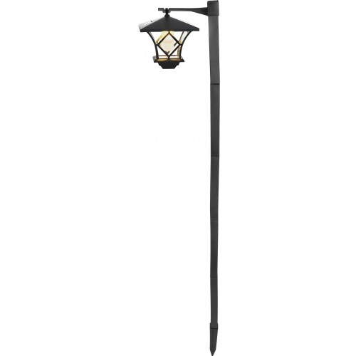 LAMPA LATERENKA SOLARNA LED WBIJANA OGRODOWA REGULOWANA 17 X 17 X 153 CM