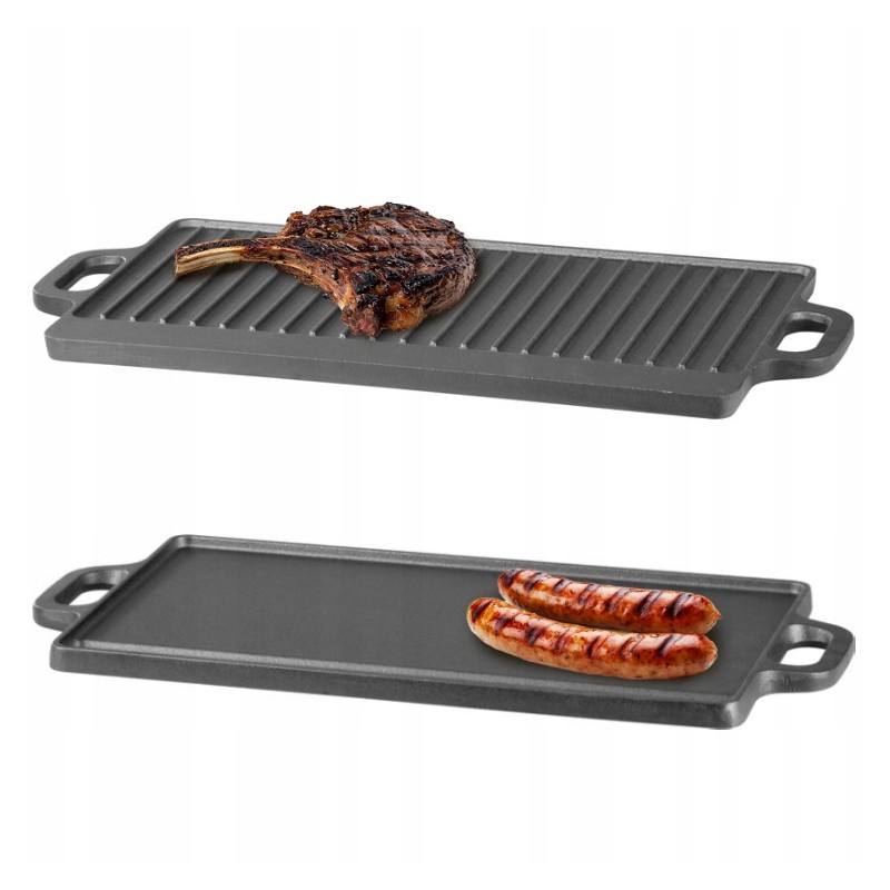 ŻELIWNA PŁYTA GRILLOWA MAGICHOME CASTORA 50X23,5 CM