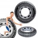 DZIECIĘCE DMUCHANE KOŁO DO PŁYWANIA BASENU INTEX 91CM OPONA CZARNA