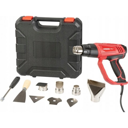 OPALARKA PISTOLET NA GORĄCE POWIETRZE STREND PRO HG202 2000 W + DYSZE
